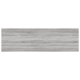 Wall Shelves 4 pcs Grey Sonoma 100x30x1.5 cm Engineered Wood