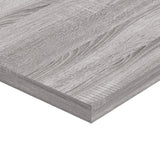 Wall Shelves 4 pcs Grey Sonoma 100x30x1.5 cm Engineered Wood