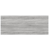 Wall Shelves 4 pcs Grey Sonoma 100x40x1.5 cm Engineered Wood