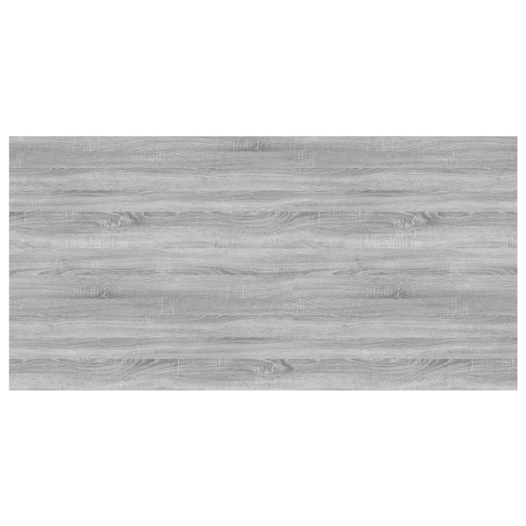 Wall Shelves 4 pcs Grey Sonoma 100x50x1.5 cm Engineered Wood