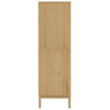 Wardrobe FLORO Wax Brown 77x53x171 cm Solid Wood Pine