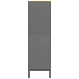 Wardrobe FLORO Grey 77x53x171 cm Solid Wood Pine