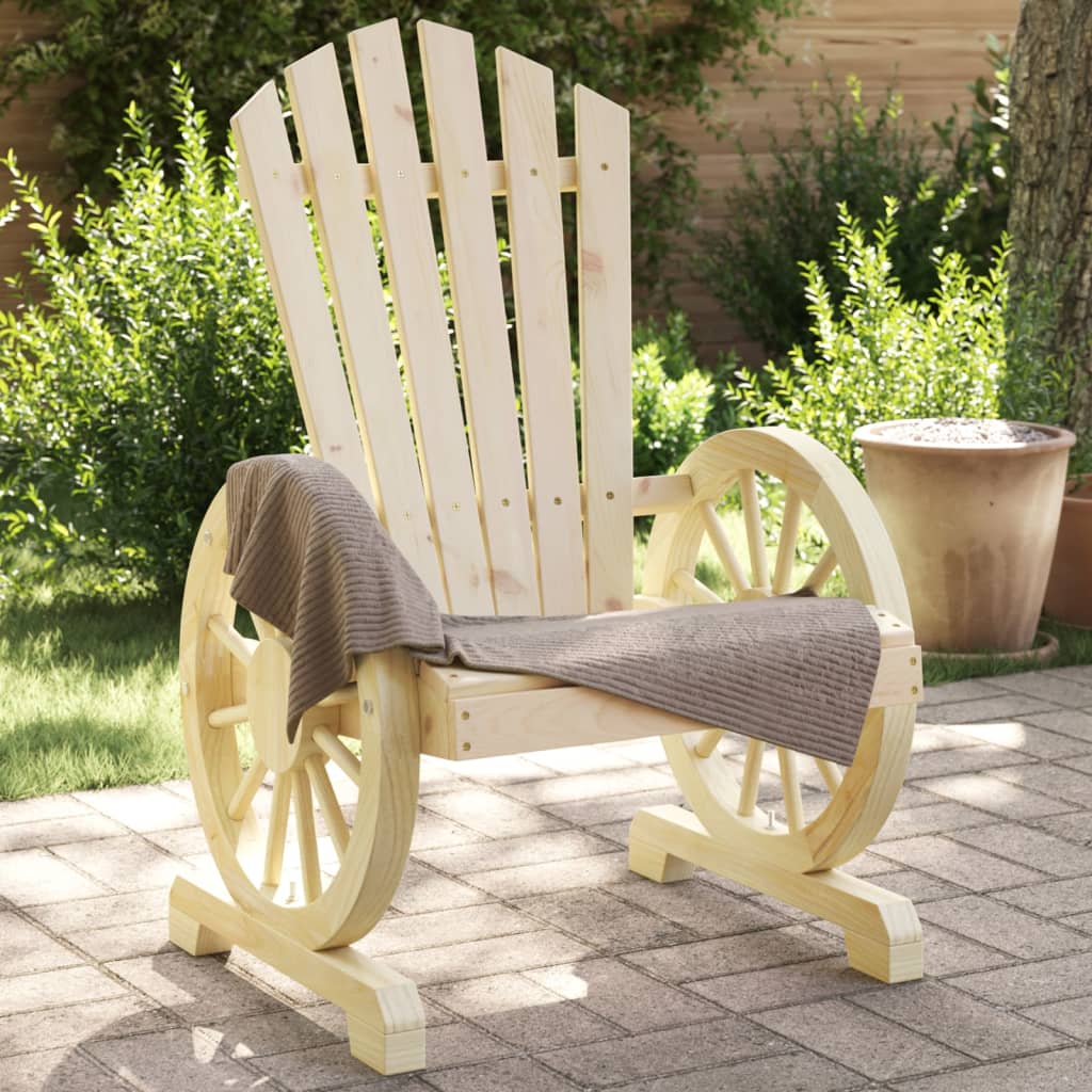 Garden Adirondack Chairs 4 pcs Solid Wood Fir