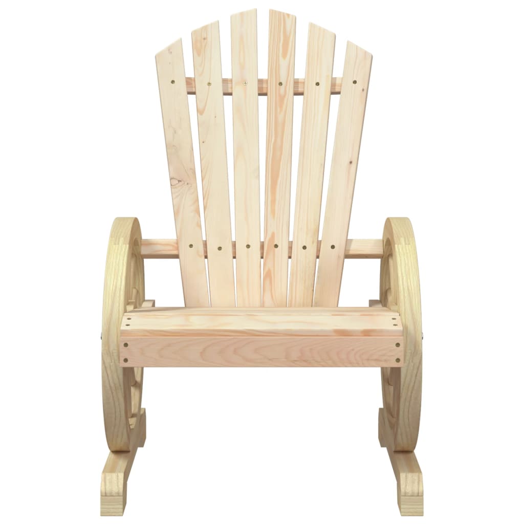 Garden Adirondack Chair Solid Wood Fir