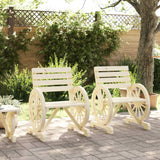 Garden Chairs 2 pcs 58x58x78.5 cm Solid Wood Fir