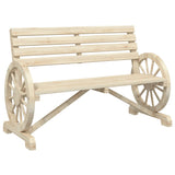 Garden Bench 2-Seater Solid Wood Fir