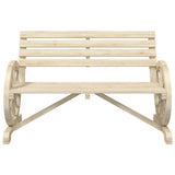 Garden Bench 2-Seater Solid Wood Fir