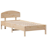 Bed Frame without Mattress 90x200 cm Solid Wood Pine