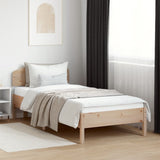 Bed Frame without Mattress 90x200 cm Solid Wood Pine