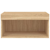 TV Cabinet with LED Lights Sonoma Oak 60x30x30 cm