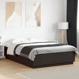 Bed Frame without Mattress Black 150x200 cm King Size