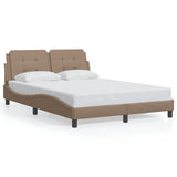 Bed Frame without Mattress Cappuccino 120x200 cm Faux Leather