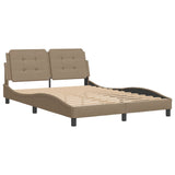 Bed Frame without Mattress Cappuccino 120x200 cm Faux Leather