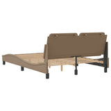 Bed Frame without Mattress Cappuccino 120x200 cm Faux Leather