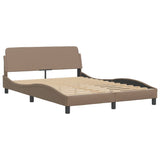 Bed Frame without Mattress Cappuccino 120x200 cm Faux Leather