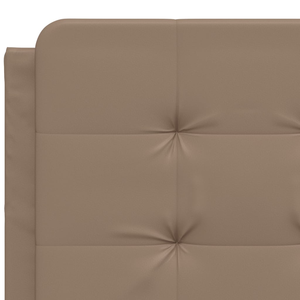 Bed Frame without Mattress Cappuccino 120x200 cm Faux Leather