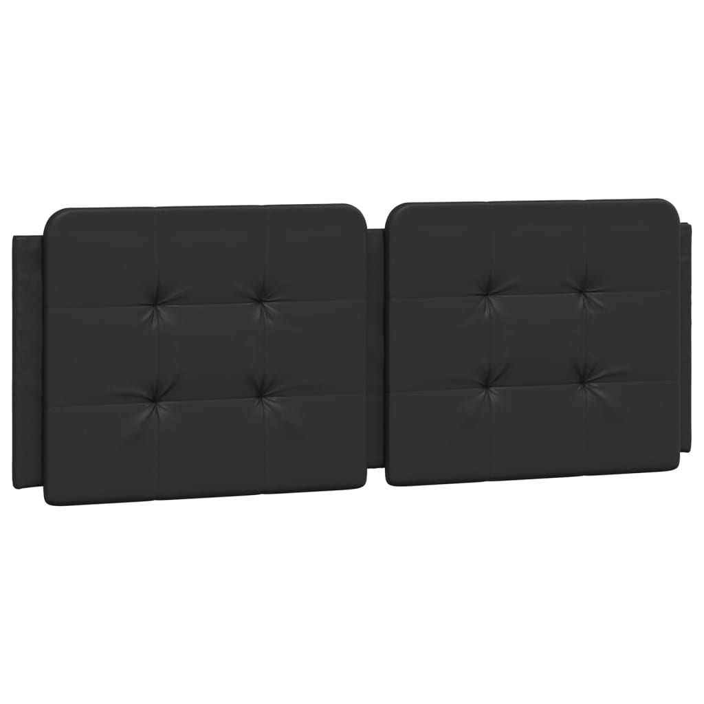 Bed Frame without Mattress Black 140x190 cm Faux Leather