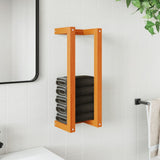 Towel Rack Wax Brown 23x18x60 cm Solid Wood Pine