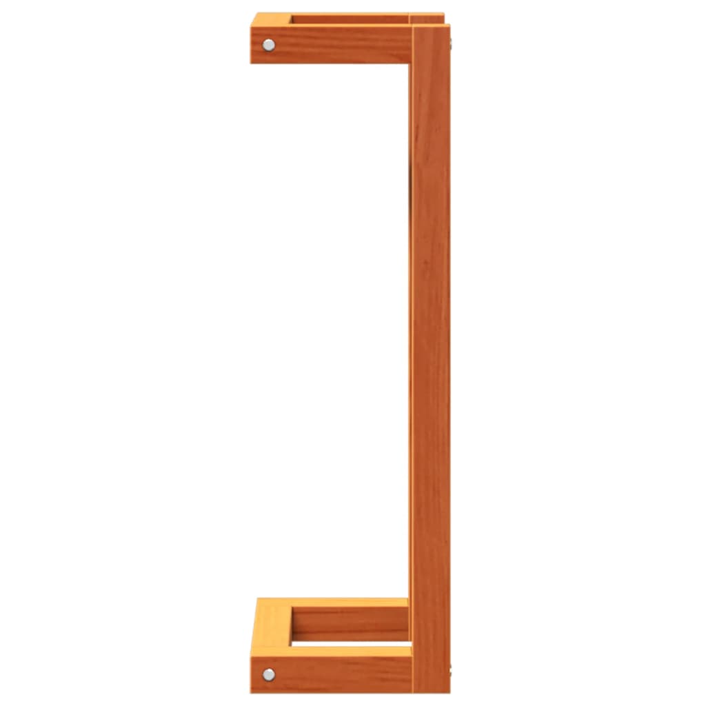 Towel Rack Wax Brown 23x18x60 cm Solid Wood Pine