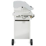 Gas BBQ Grill with 7 Burners Silver Stainless Steel