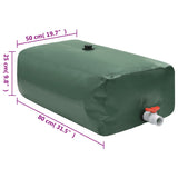 Water Tank with Tap Foldable 100 L PVC