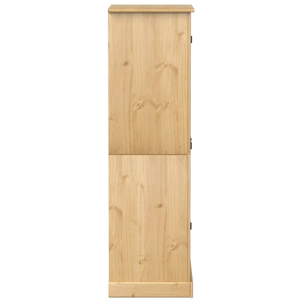 Wardrobe Corona 76x50x170 cm Solid Wood Pine