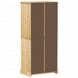 Wardrobe Corona 76x50x170 cm Solid Wood Pine