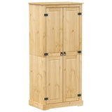 Wardrobe Corona 76x50x170 cm Solid Wood Pine