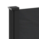 Retractable Side Awning Black 100x300 cm