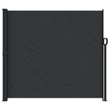 Retractable Side Awning Black 180x500 cm