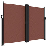 Retractable Side Awning Brown 180x1000 cm