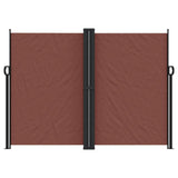 Retractable Side Awning Brown 180x1000 cm