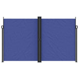 Retractable Side Awning Blue 200x1000 cm