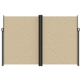 Retractable Side Awning Beige 220x1000 cm