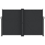 Retractable Side Awning Black 160x1200 cm