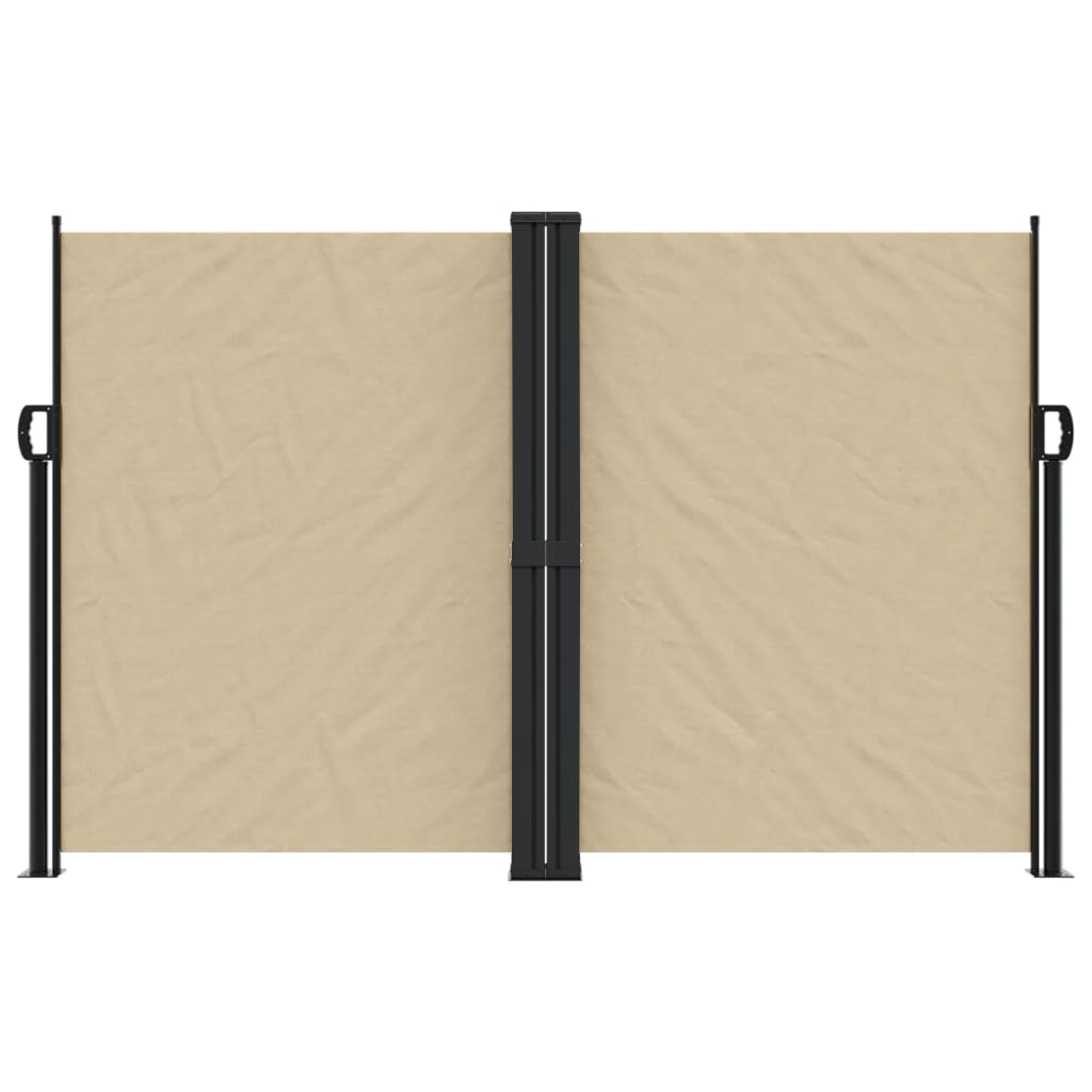 Retractable Side Awning Beige 160x1200 cm