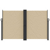 Retractable Side Awning Beige 160x1200 cm