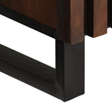 Bedside Cabinet Brown 50x34x60 cm Solid Wood Mango