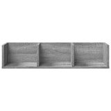 Wall Cabinets 2 pcs Grey Sonoma 75x18x16.5 cm Engineered Wood