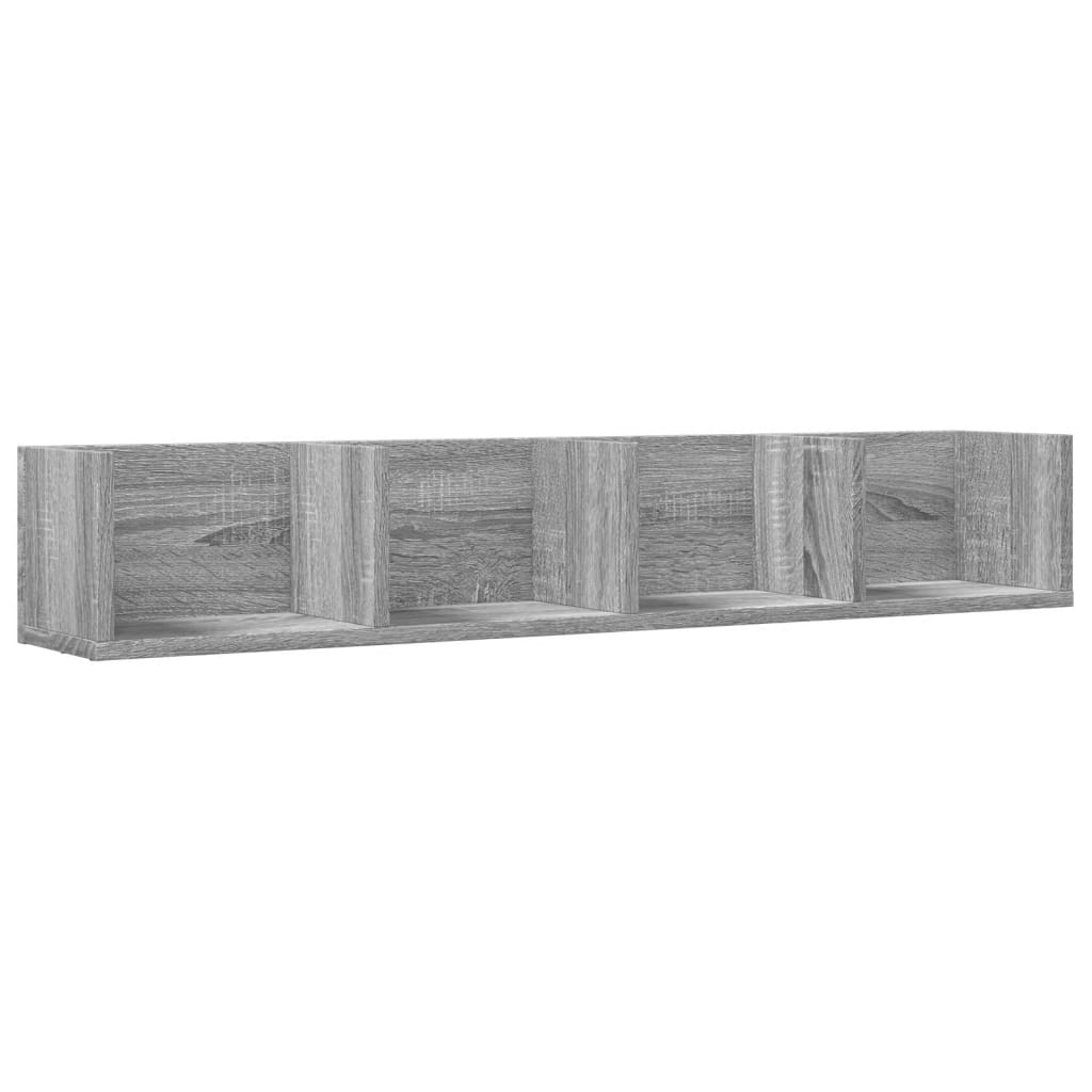 Wall Cabinets 2 pcs Grey Sonoma 99x18x16.5 cm Engineered Wood