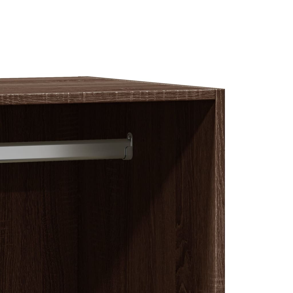 Wardrobe Brown Oak 48x41x102 cm Engineered Wood