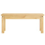 Dining Bench Panama 105x30x45 cm Solid Wood Pine