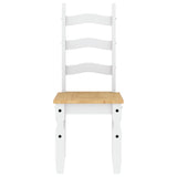 Dining Chairs 2 pcs Corona White 42x47x107 cm Solid Wood Pine