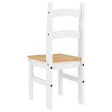 Dining Chairs 2 pcs White 40x46x99 cm Solid Wood Pine