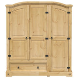 Wardrobe Corona 151.5x52x170 cm Solid Wood Pine