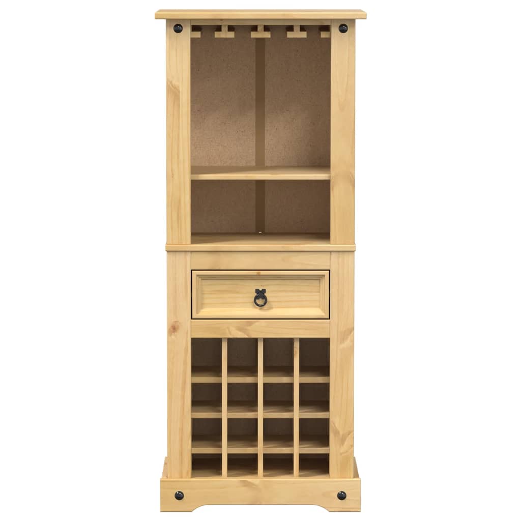 Wine Rack Corona 56x35x134.5 cm Solid Wood Pine