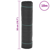 Weed Membrane Black 0.5x10 m PP