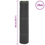 Weed Membrane Black 0.5x25 m PP