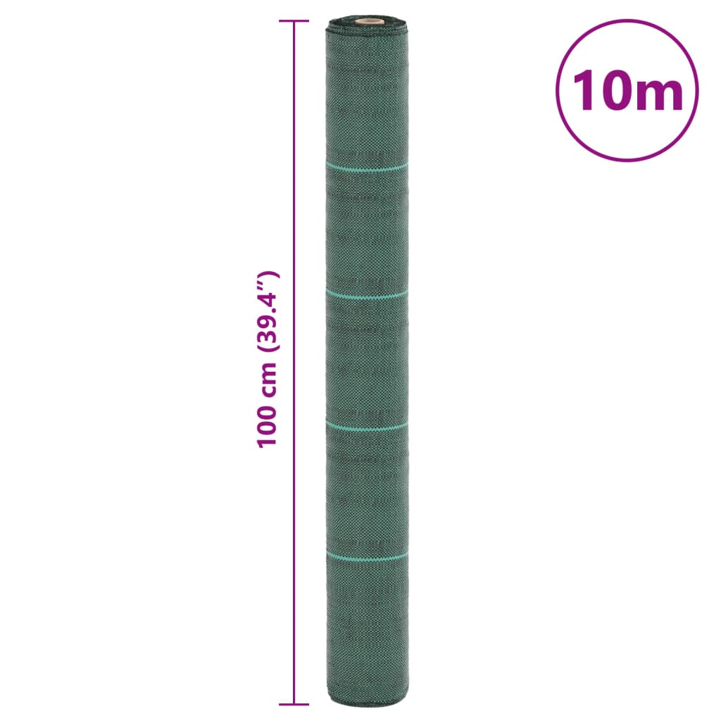 Weed Membrane Green 1x10 m PP