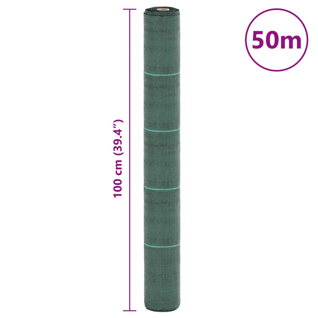 Weed Membrane Green 1x50 m PP